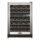 product 44 Bottle Dual Zone Wine Cooler in Stainless Steel